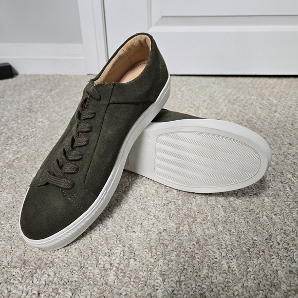Mens h&m premium green suede sneakers - Picture 4 of 4
